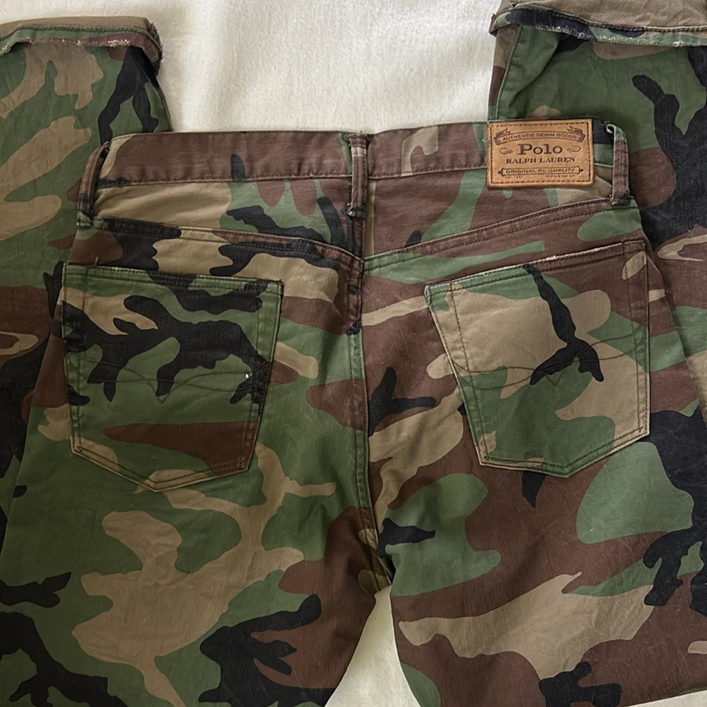 Polo Ralph Lauren Military Army Camouflage 32/30 - Picture 5 of 8
